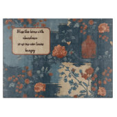 カントリーブルーラストファームハウス素朴カスタマイズ可能 カッティングボード (正面)