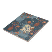 カントリーブルーラストファームハウス素朴ショート タイル (側面)