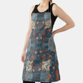 カントリーブルーラストファームハ素朴ウス エプロン (インサイチュ)