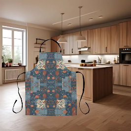 カントリーブルーラストファームハ素朴ウス エプロン