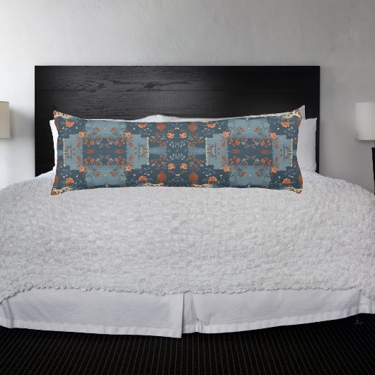 カントリーブルーラストファームハ素朴ウス ボディピロー