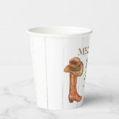 カントリーブーツの花嫁シャワー カスタム 紙コップ (右)