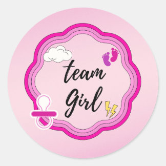 カントリーブーツまたは弓ジェンダーがチームガールクラスを明らかにする ラウンドシール