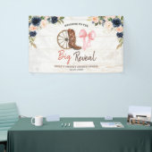 カントリーブーツまたは弓ジェンダーが大きなバナーを明らかにする 横断幕 (トレードショー)