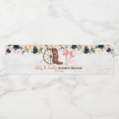 カントリーブーツまたは船首性別が水筒を明らかにする ペットボトルラベル (シングルラベル)