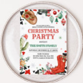 カントリーブーツウェスタンクリスマスパーティー 招待状