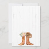 カントリーブーツカップルズコエドブライダルシャワー 招待状
