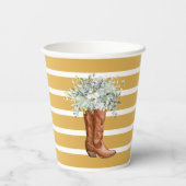 カントリーブーツグリーナリーシャワーウェスタン 紙コップ (裏面)