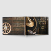 カントリーブーツハットバーンウッドズ結婚ゲストブック ゲストブック (全面)