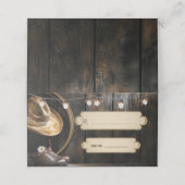 カントリーブーツハット&バーンウッドフォールディング座席表 プレイスカード (外部開封)