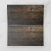 カントリーブーツハット&バーンウッドフォールディング座席表 プレイスカード (内部開封)