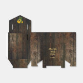 カントリーブーツハット、バーンウッド結婚式の引き出物ボックス フェイバーボックス (折り畳みなし)