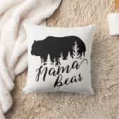 カントリーブ素朴ラック&ホワイトフランネルママベア クッション (ブランケット)