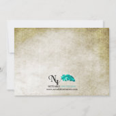 カントリーブ素朴ルーブロックベビーシャワー招待状 招待状 (裏面)