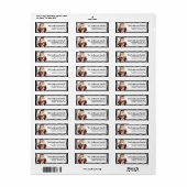 カントリープライムクリスマスサンタ住所 シールd2 ラベル (フルシート)