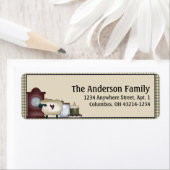 カントリープライムシーン1差出人住所ラベル ラベル (インサイチュ)