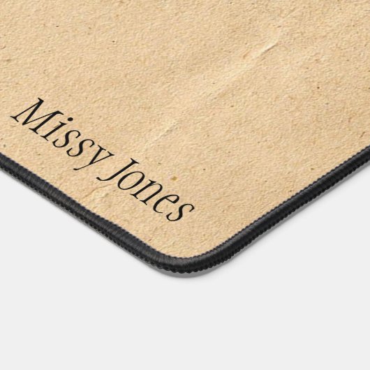 カントリープリミティブ名前をカスタムする デスクマット (コーナー)