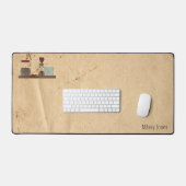 カントリープリミティブ名前をカスタムする デスクマット (キーボード&マウス)