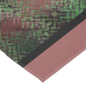 カントリープレイドテーブルクロス – 緑/ピンクデザイン1 テーブルクロス (アングル)