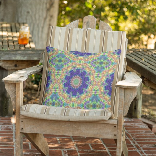 カントリープレイド アウトドアクッション (椅子)