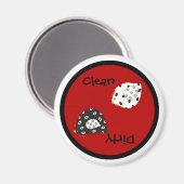 カントリーヘンクリーン汚れ食洗機磁石 マグネット (正面/裏面)