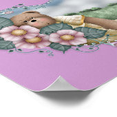 カントリーベアのハートプリント ポスター (角)