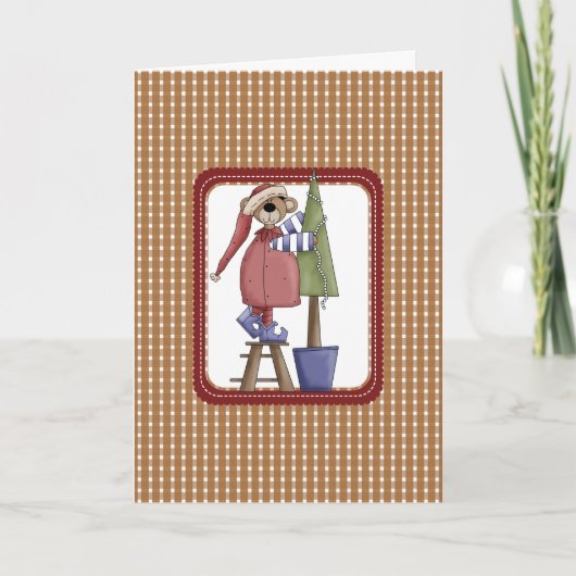 カントリーベアークリスマスカード シーズンカード (正面)