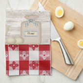 カントリーベーキングキッチンタオル キッチンタオル (四つ折り)
