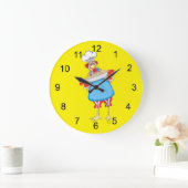 カントリーベーキングロスターラウンドウォールクロック ラージ壁時計 (ホーム)