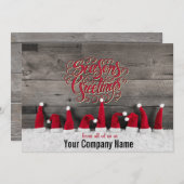 カントリーホリデーの願い企業の シーズンカード (正面/裏面)