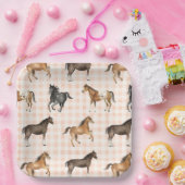 カントリーホース紙プレート ペーパープレート (パーティー)