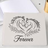 カントリーホース素朴ウェスタンエレガントな結婚式 ゲストブック