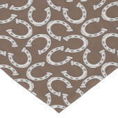 カントリーホース靴パターンテーブルランナー ショートテーブルランナー (コーナー)