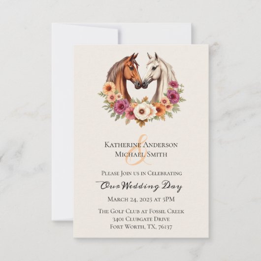 カントリーホース 招待状 (正面)