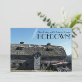 カントリーホーダウンオールドバーン写真 招待状 (スタンド正面)