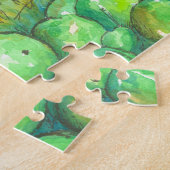 カントリーホームカボチャパッチ秋シーズン ジグソーパズル (側面)