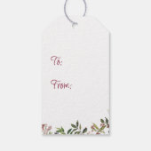 カントリーホームスノーグローブギフトラベル ギフトタグ (裏面)