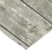 カントリーボヘミアンブラックレース古い素朴な納屋の木 テーブルクロス (アングル)