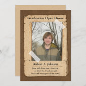 カントリーボーイ素朴ズ卒業オープンハウスI 招待状 (正面/裏面)