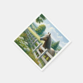 カントリーポニーホースバースデーパーティー スタンダードカクテルナプキン (角)