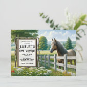 カントリーポニーホースバースデーパーティー 招待状 (スタンド正面)