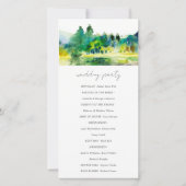 カントリーマウンテンリバーランドスケープ結婚式 プログラム (裏面)