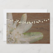 カントリーマウンテン結婚ズエデルワイスの招待状 招待状 (裏面)