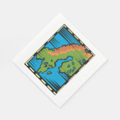カントリーマップ紙ナプキンス スタンダードランチョンナプキン (角)