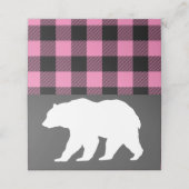 カントリーママベビーベビーシャワー少女ピンク プレイスカード (外部開封)