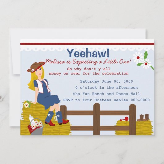 カントリーママ 招待状 (正面)