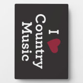 カントリーミュージックが大好き フォトプラーク (正面)