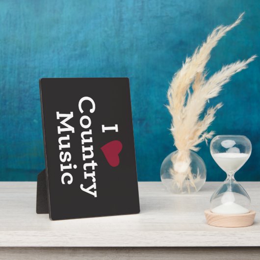 カントリーミュージックが大好き フォトプラーク (側面)