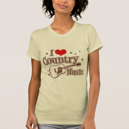 カントリーミュージックが大好き Tシャツ