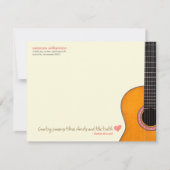 「カントリーミュージックです3つのコード」のメッセージカード(CMAs) 招待状 (正面)